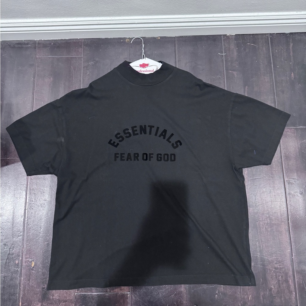 Fear of God Essentials ‘Jet Black’ T Shirt